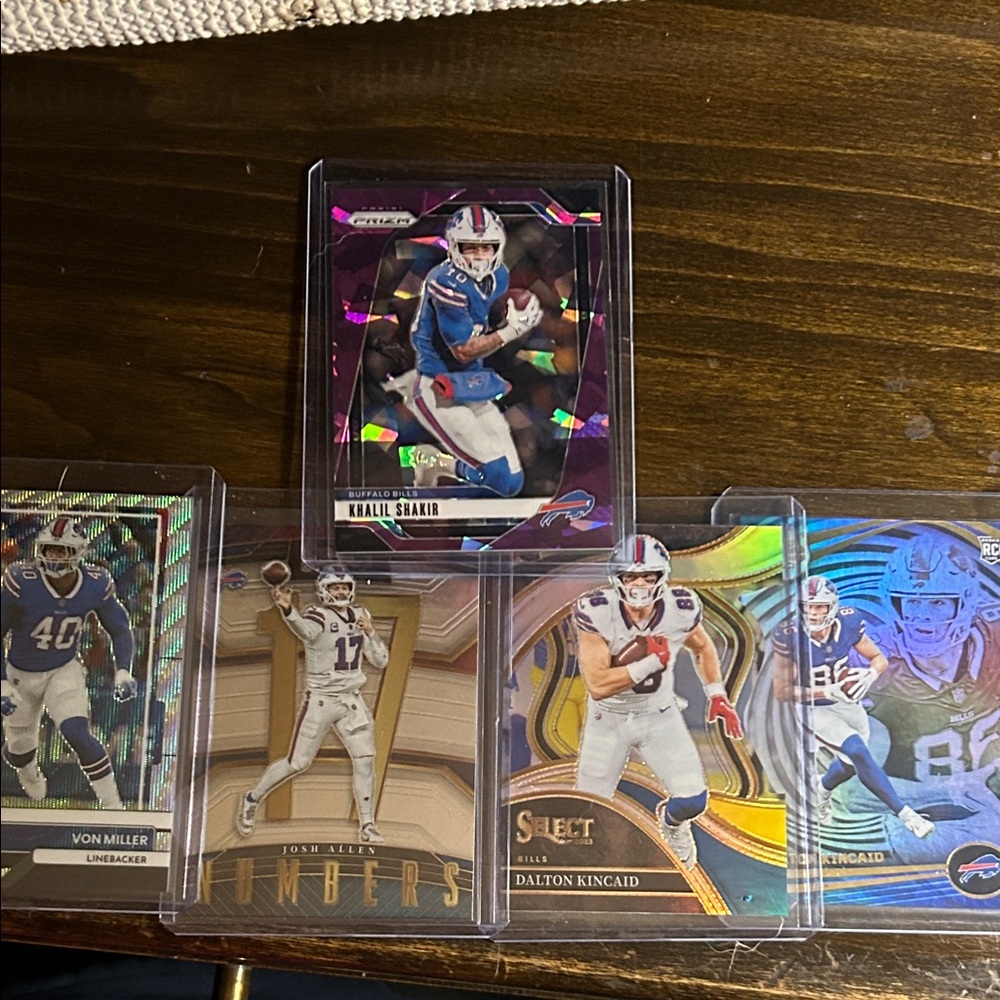 Buffalo Bills 5 Card Lot - Rookie, Variations, #d Cards